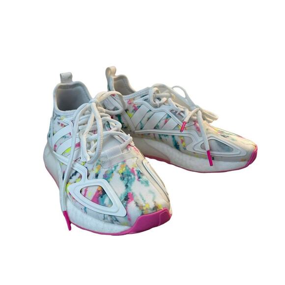 Adidas ZX 2K Boost Womens Sneaker Watercolor Pattern Size 5.5 - Picture 1 of 12
